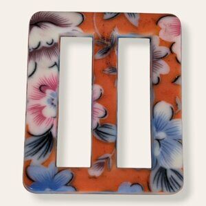 Vintage Floral Belt Buckle